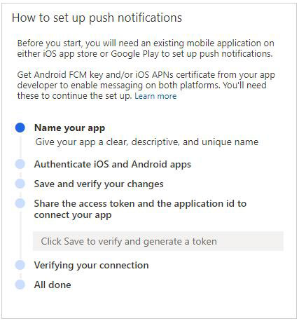 How to set up push notifications
