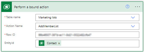 Add contacts to a subscription list using Power Automate
